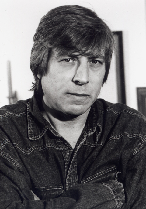 Foto von Werner Enke mit schwarzem Jeanshemd Anfang der 80er Jahre